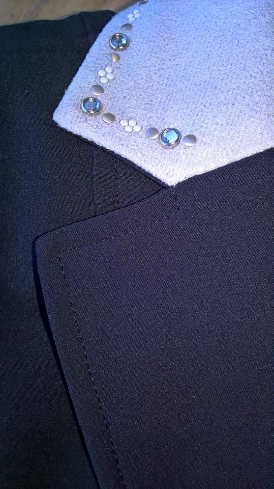 Equiline Ambra Girl's Competition Jacket Black