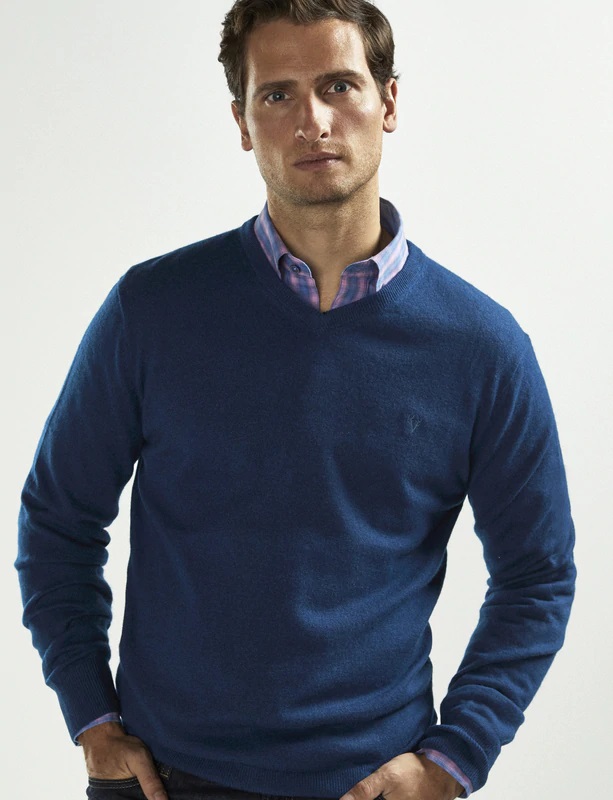 Vedoneire Wool V Neck Jumper