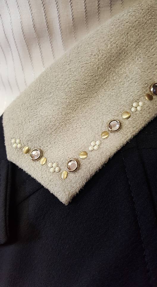 Equiline Ambra Girl's Competition Jacket Navy