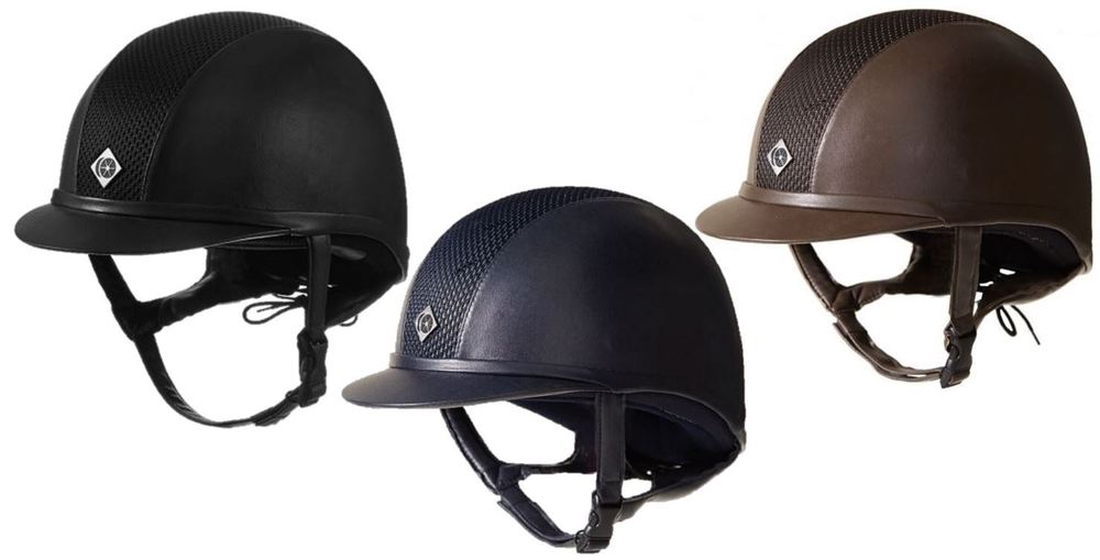 Charles Owen Ayr8 Helmet Leather Look
