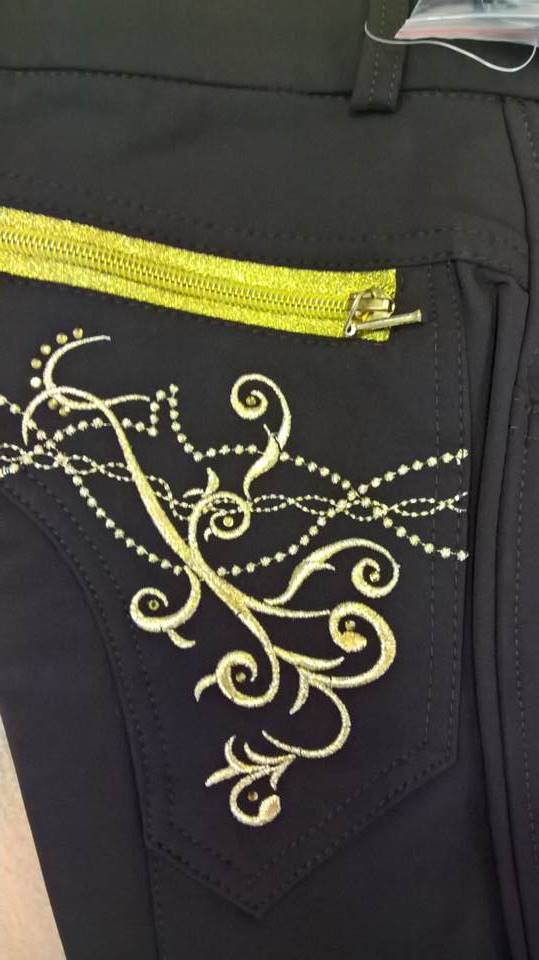 Montar Ladies Embroidered Breeches