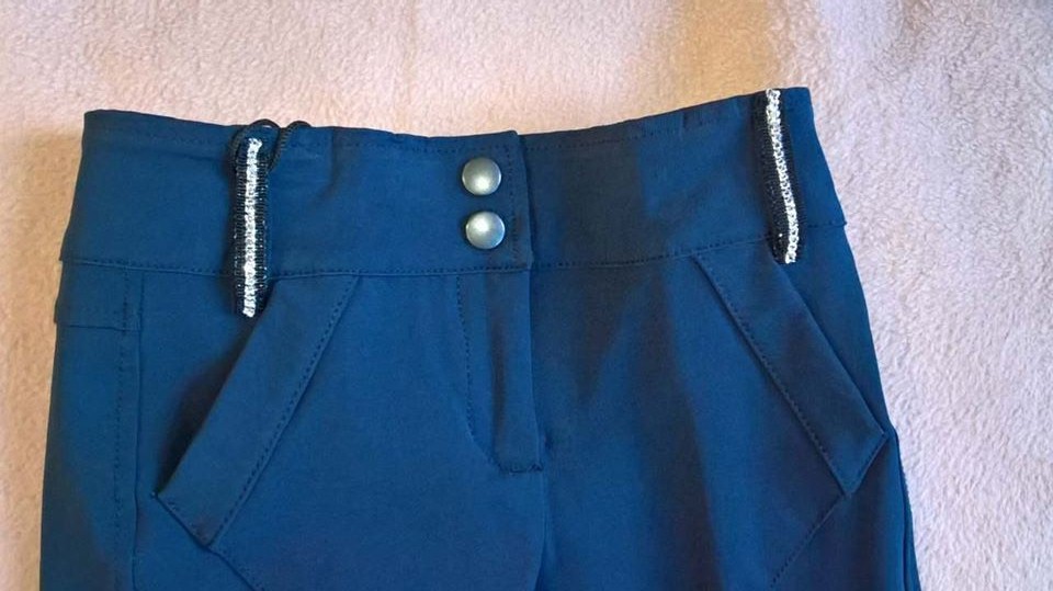 For Horses Girl's Susi Breeches Navy