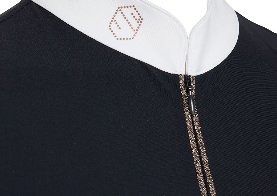 Samshield Ladies Aloise Navy/Rose Gold Competition Shirt