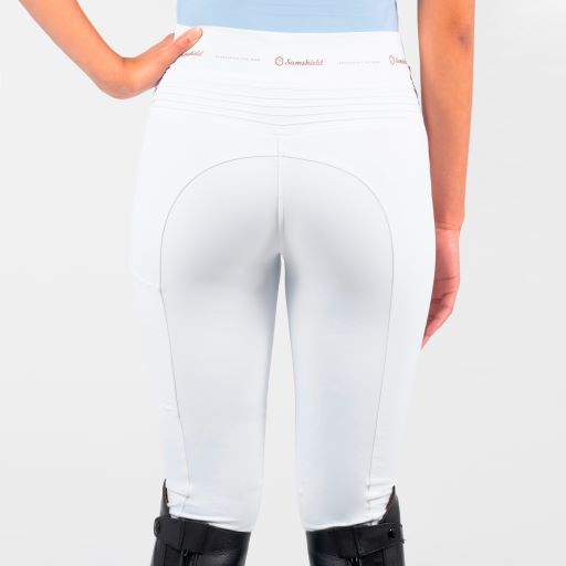 Samshield Alpha Knee Ladies Breeches White/Rose Gold
