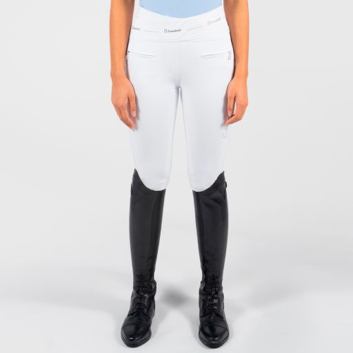 Samshield Alpha White Tone on Tone Ladies Breeches