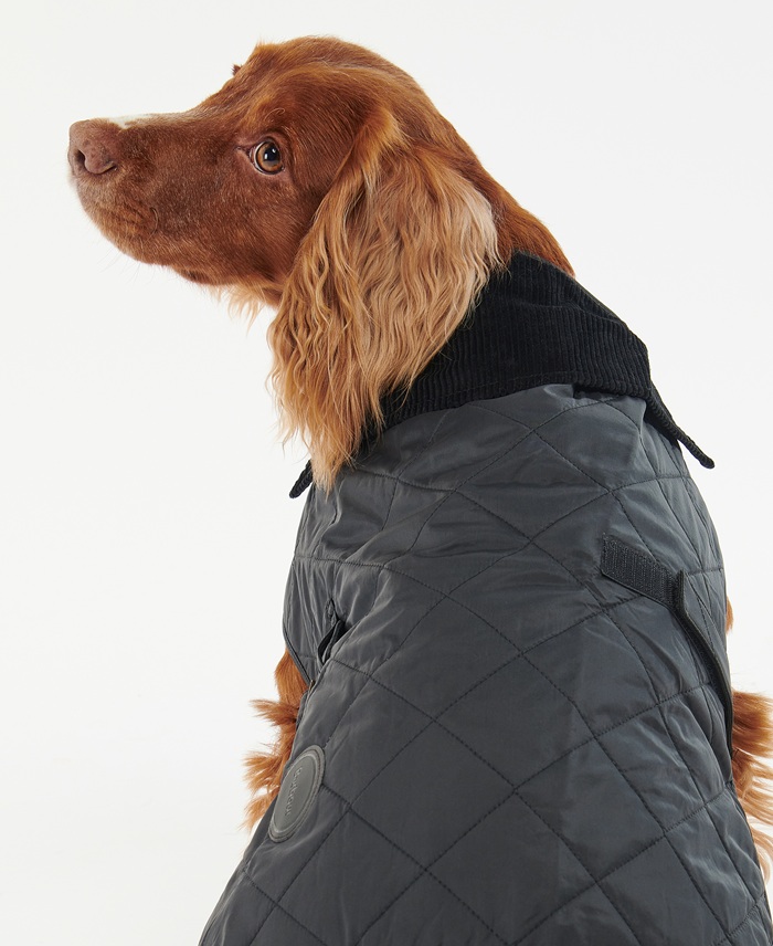 Barbour Quilted Dog Coat Black