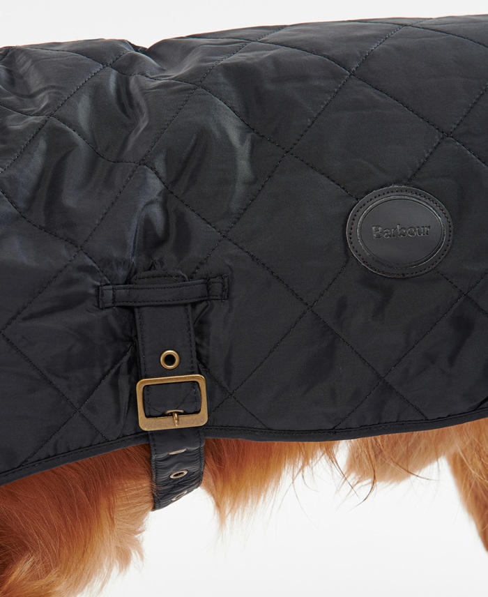 Barbour Quilted Dog Coat Black