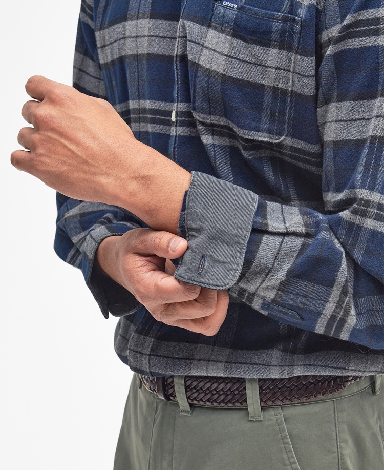 Barbour Betsom Tailored Checked Shirt Grey Marl