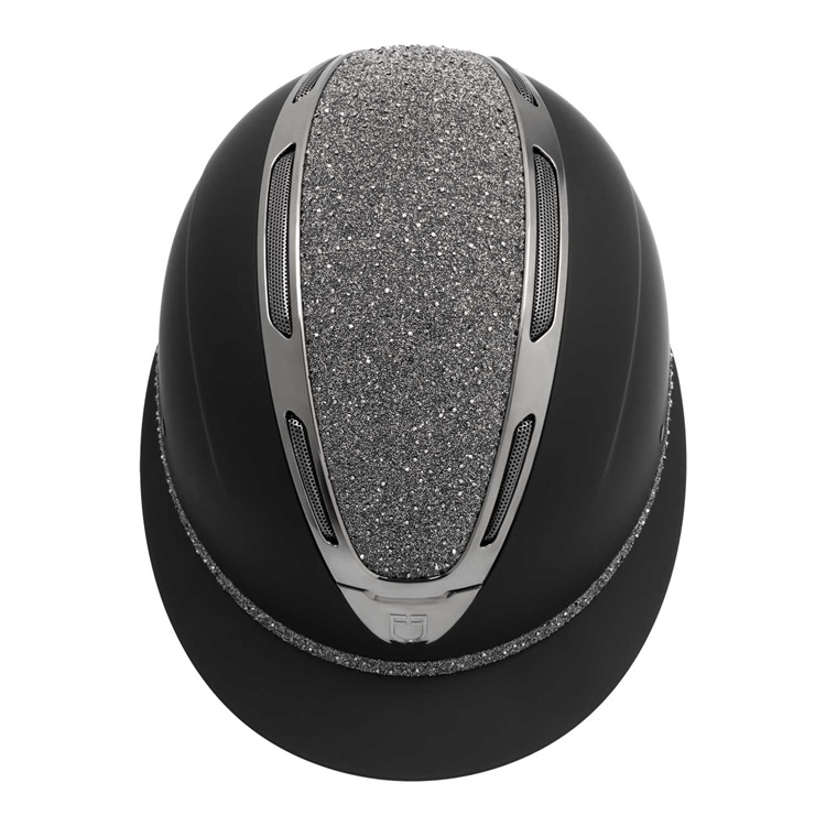 Equestro Women Apocalypse Helmet Matt with Diamonds