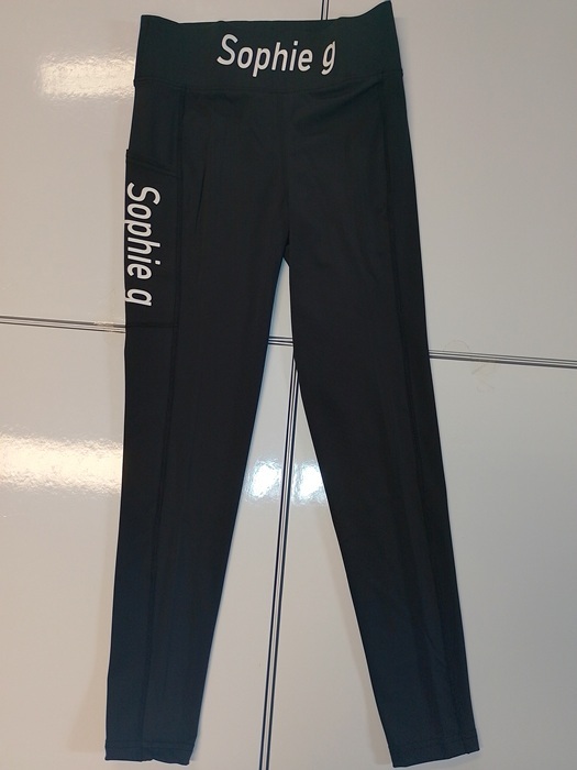 Sophie G Girl's Riding Tights Black