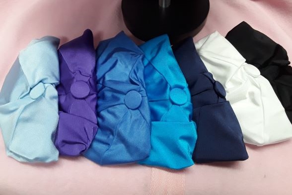 Lycra Hat Silks Plain Colour Stretch Cap