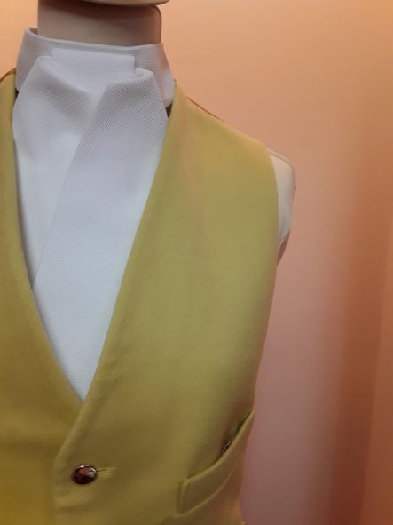 Hunting Waistcoat Men Canary Yellow