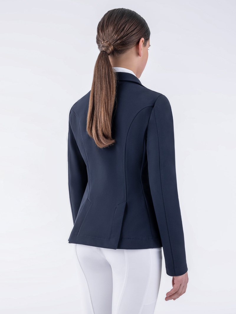 Equiline Girls Carolink Competition Jacket Navy