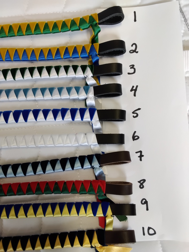 Browbands Irish Pony Club Colours