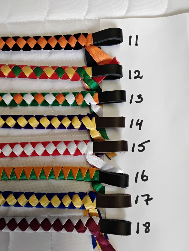 Browbands Irish Pony Club Colours