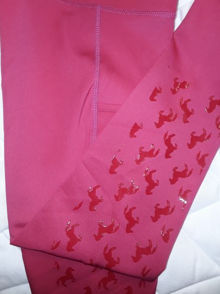 John Whitaker Diggle Children's Riding Tights Rose