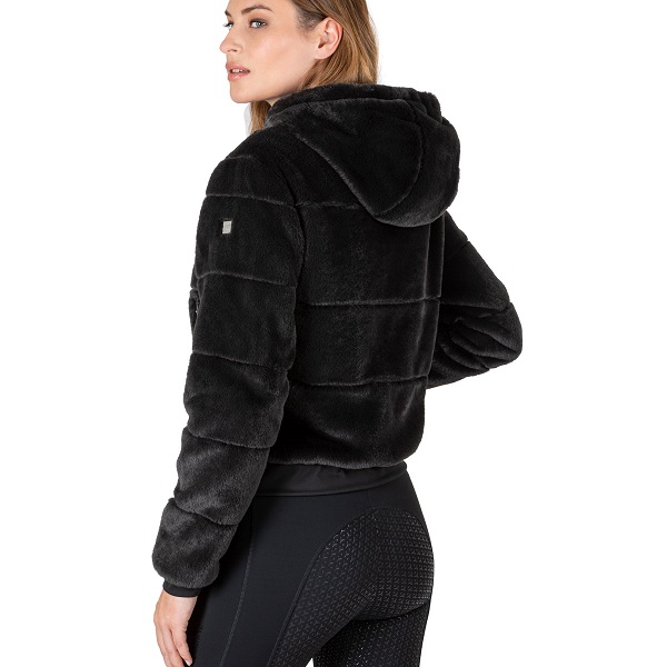 Equiline Glossig Eco Fur Bomber Jacket