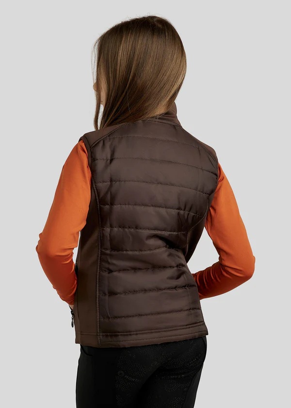 Montar Emma Junior Bodywarmer Brown