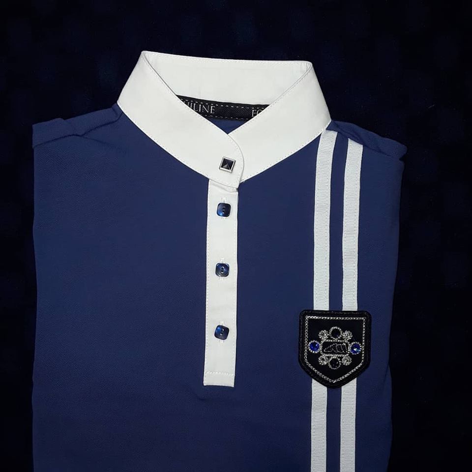 Equiline Jamila Girl's  Show Shirt Niagara