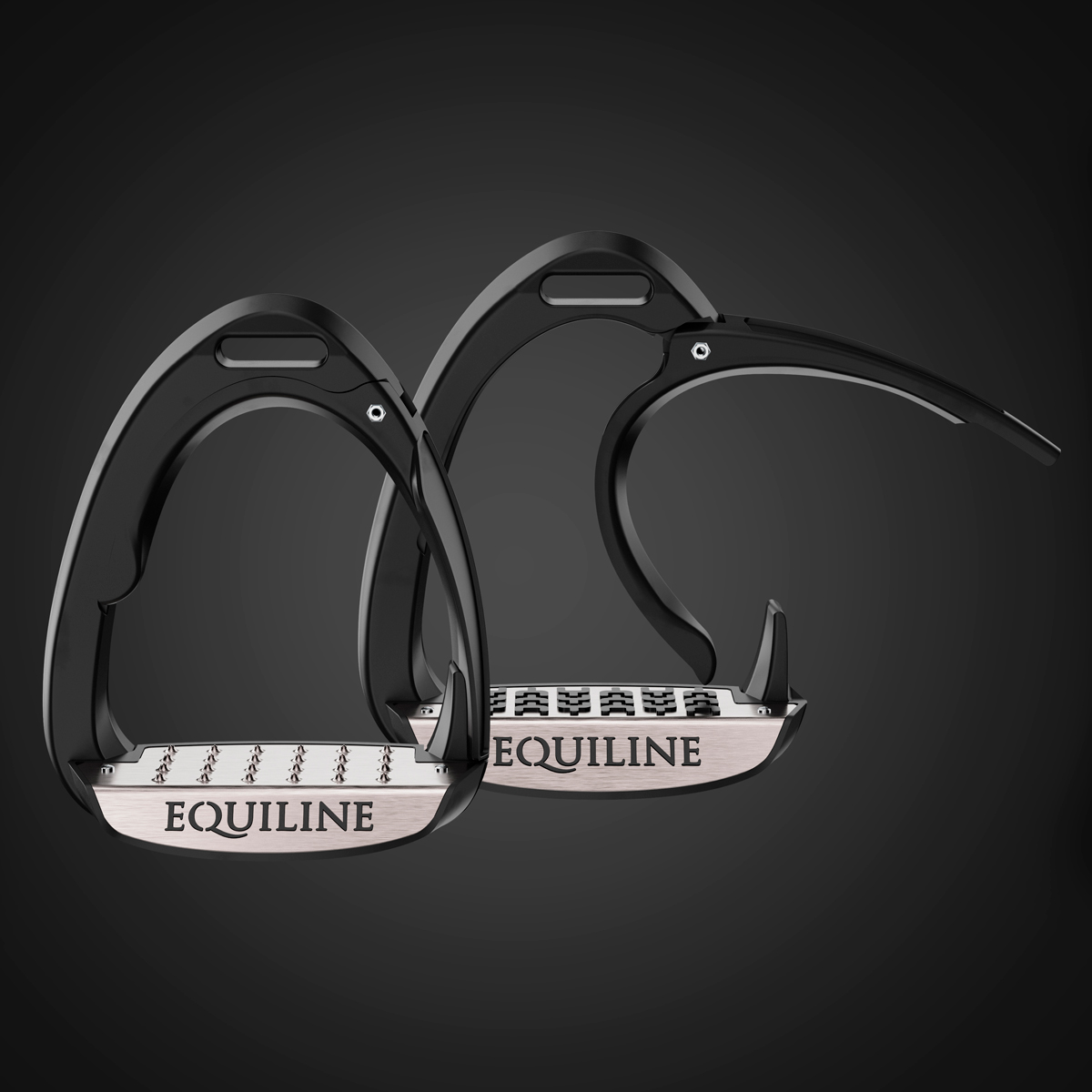 Equiline X-Cel Safety Jump Stirrups Grey
