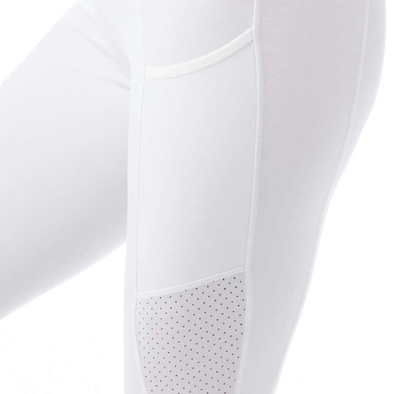 Equi Theme Akela Ladies White Riding Tights