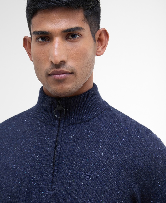Barbour Essential Tisbury Jumper Navy