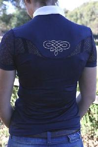 Fair Play Ladies Cecile Show Shirt Navy