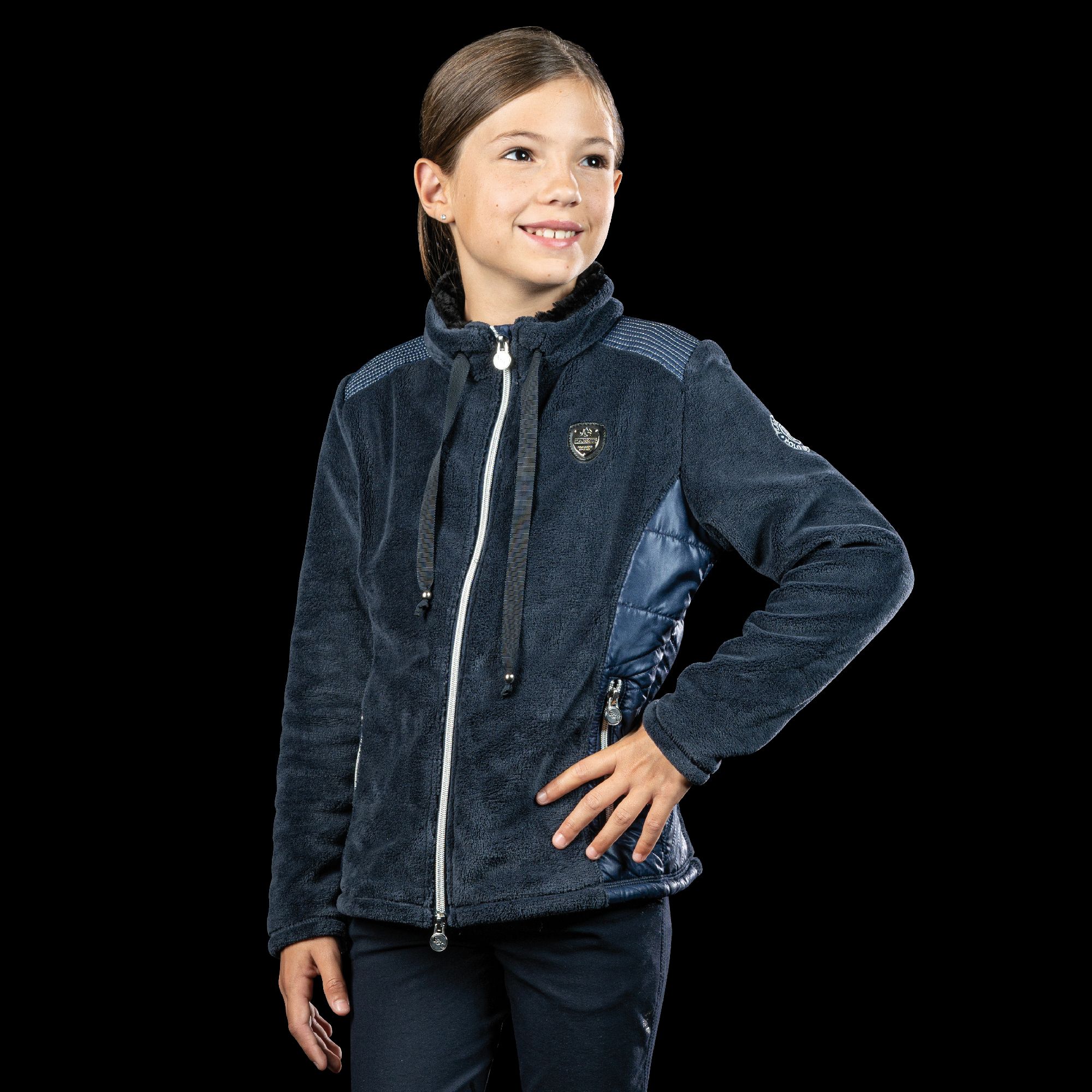 Flags&Cup Vatti Kids Polar Fleece Jacket Navy