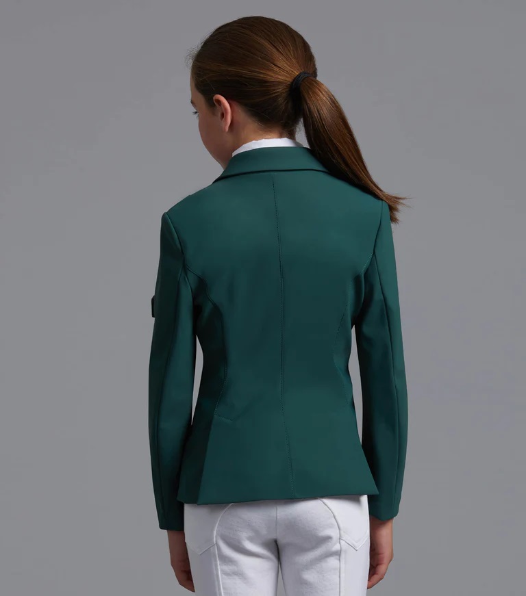 Premier Equine Hagen Girl's Green Competition Jacket