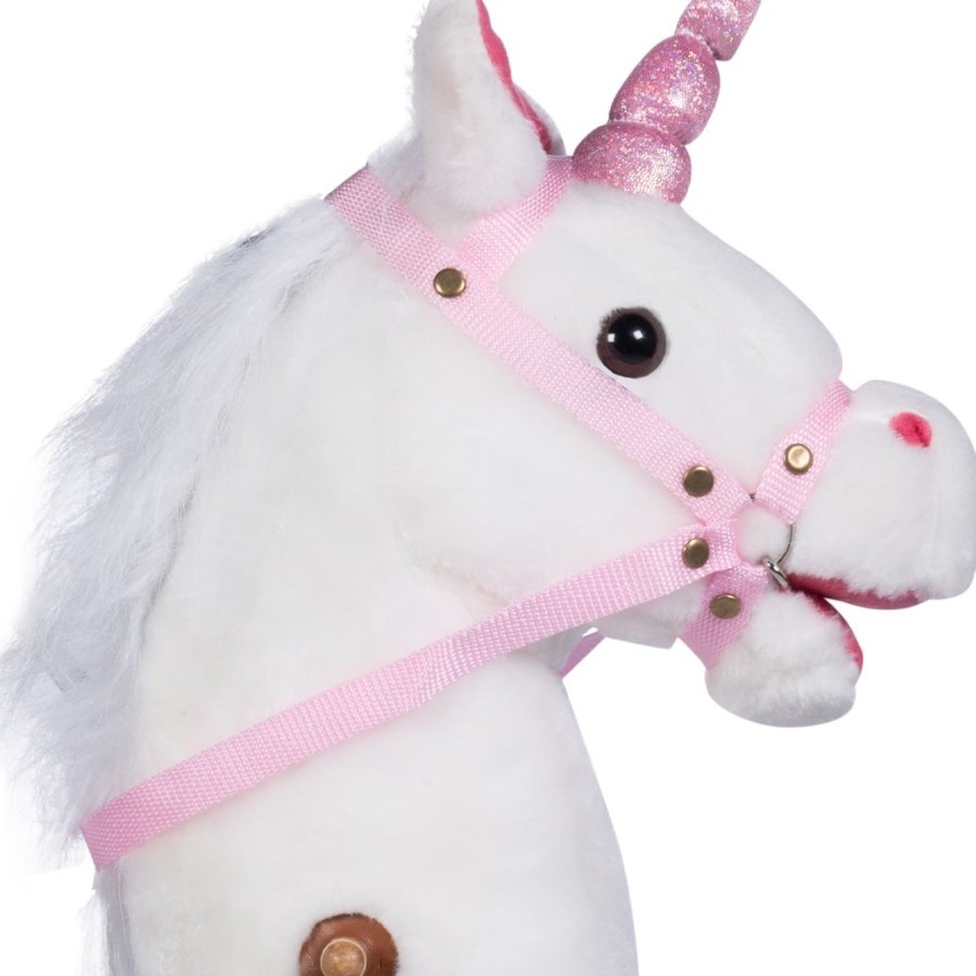 Hobby Horse with Sound - Bella - White
