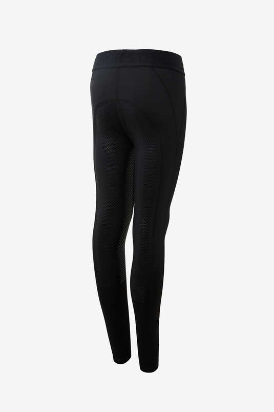 Horze Madison Girl's Silicone Riding Tights Black