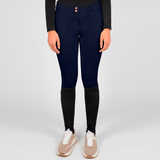 Samshield Jully Full Grip Ladies Breeches Navy Rose Gold