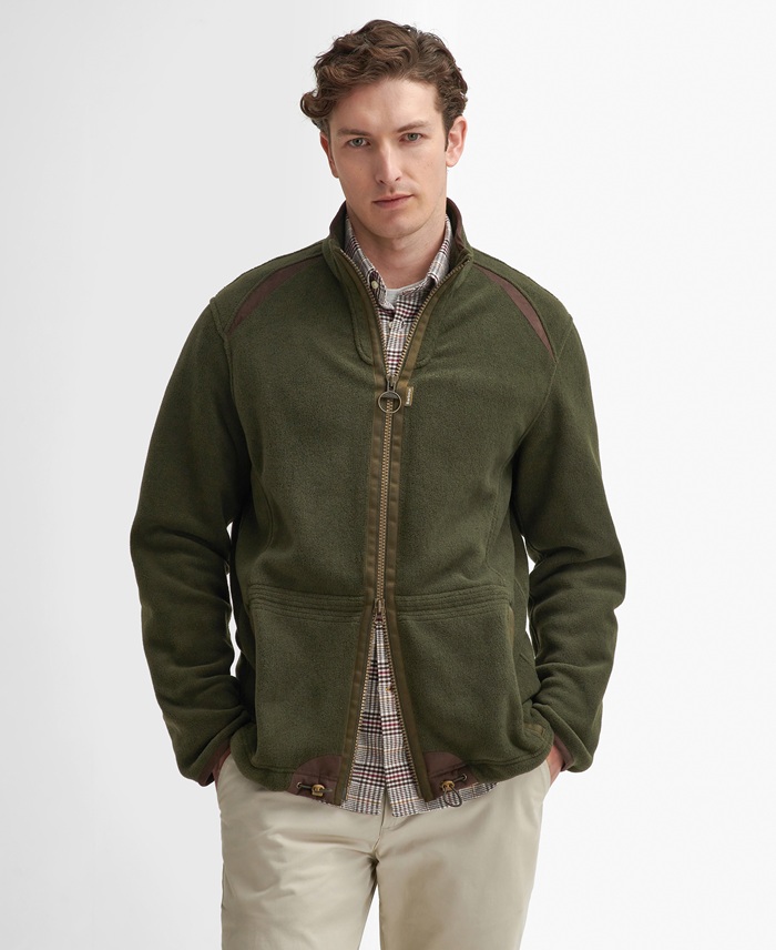 Barbour Langdale Fleece Jacket Forest