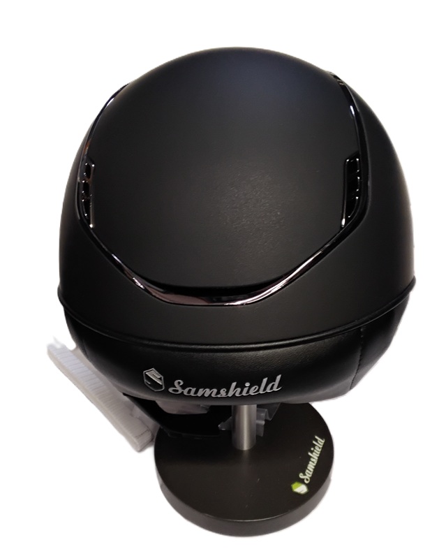 Samshield Miss Shield V2 Shadowmatt Helmet with Pearldrop Band