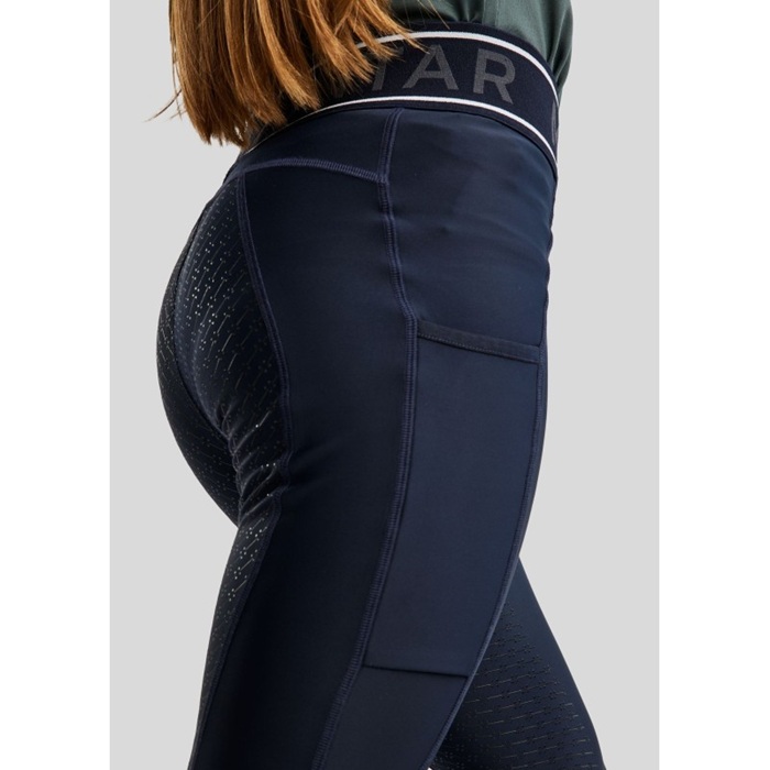 Montar MoAVA VIV Elastic Waist Riding Leggings Navy
