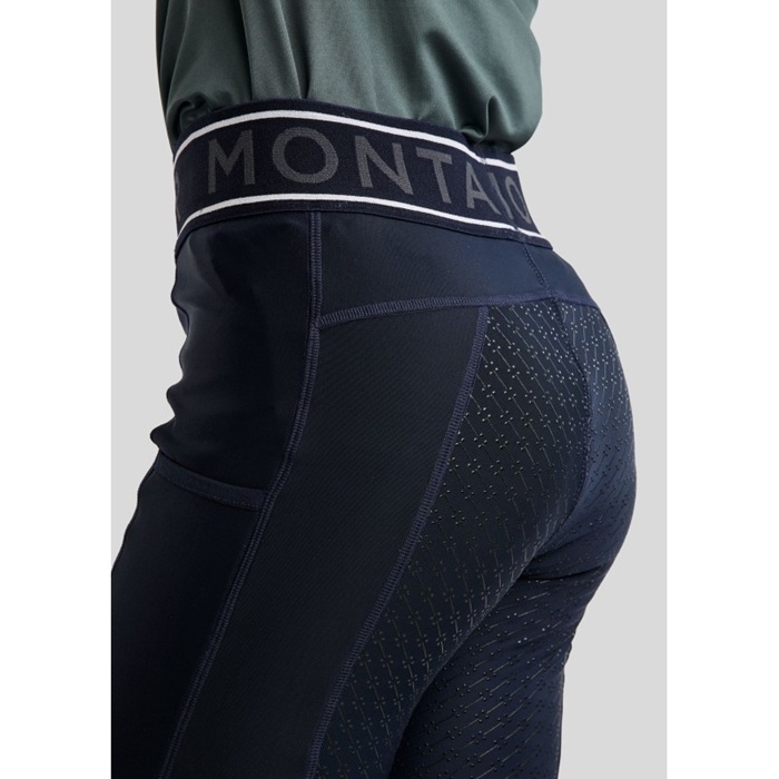 Montar MoAVA VIV Elastic Waist Riding Leggings Navy