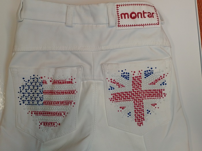 Montar Stars & Stripes Girl's Breeches