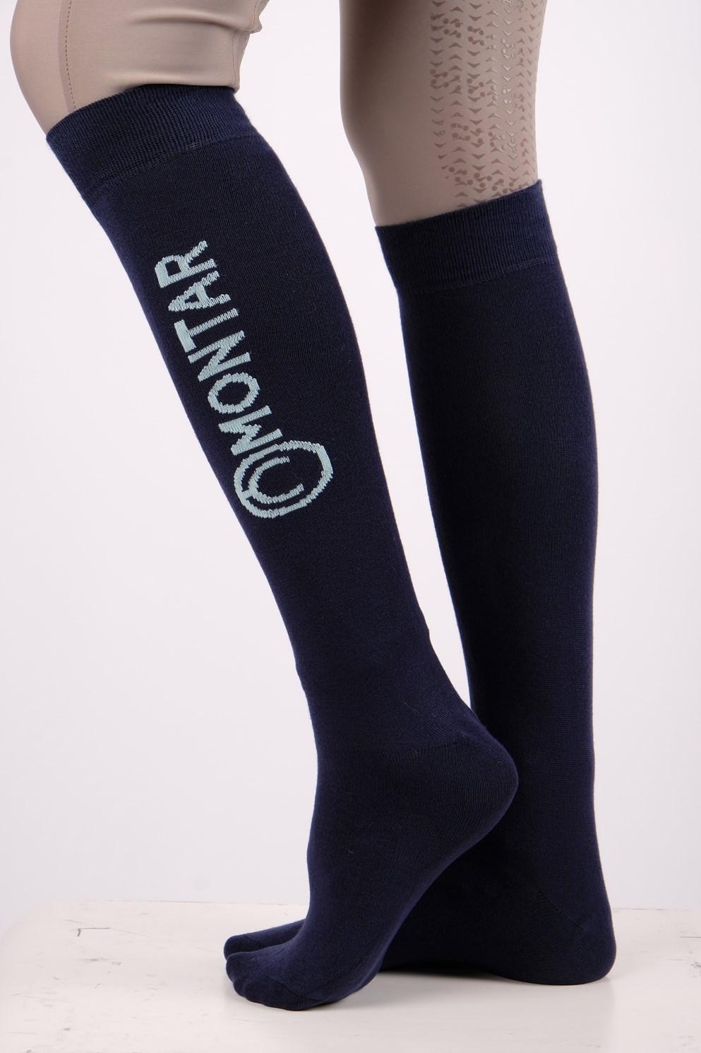 Montar Bamboo Knee Socks with Logo