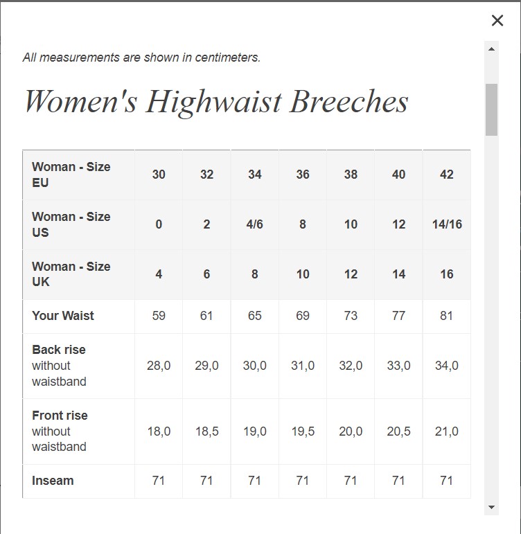 Montar Michelle Ladies Full Grip Riding Tights