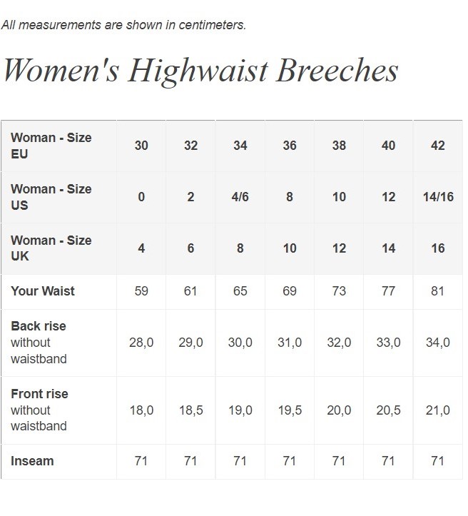 Montar Michelle Ladies Full Grip Riding Tights