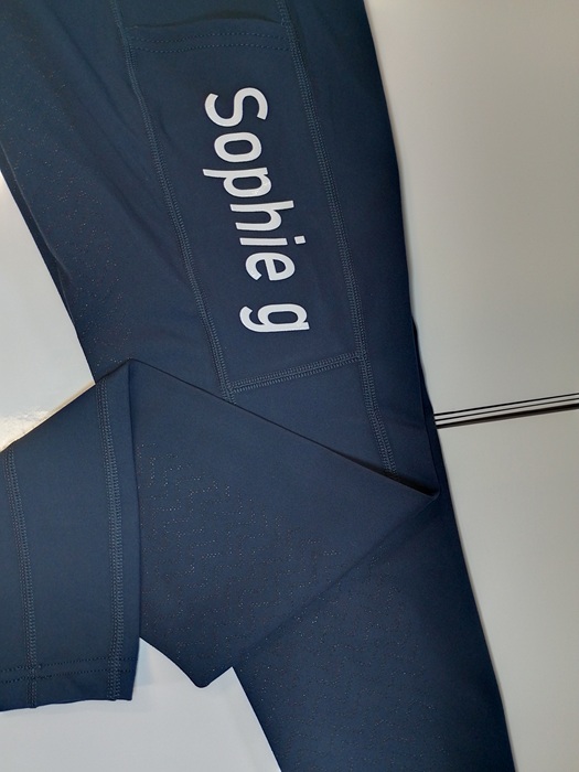 Sophie G Girl's Riding Tights Navy