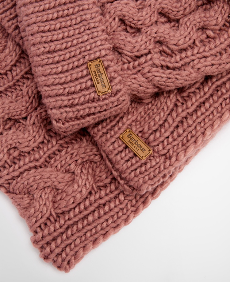 Barbour Penshaw Beanie & Scarf Gift Set Arabesque