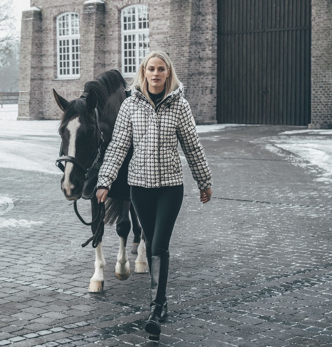 Pikeur Quilt Diamond Jacket Soft Cream