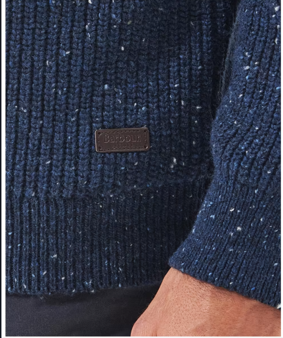 Barbour Raisthorpe Crew Neck Sweater Navy