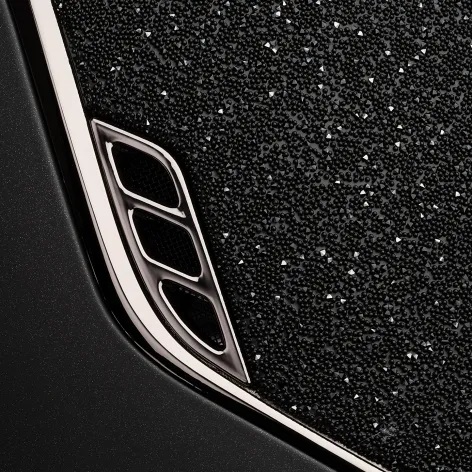 Samshield V2  Shadowmatt Black Crystal Fabric Riding Hat