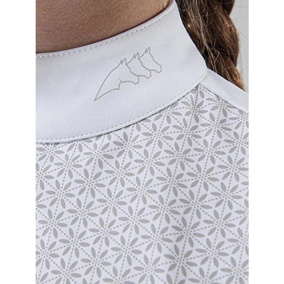 Equiline Girl's Snow White Competition Shirt