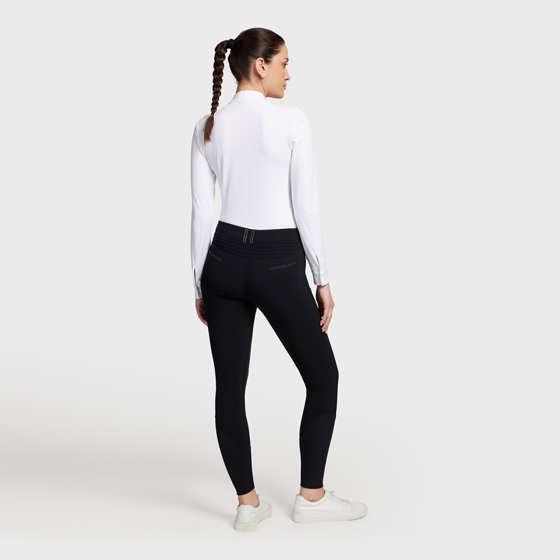 Samshield Adele Black Breeches Swarovski Crystal 