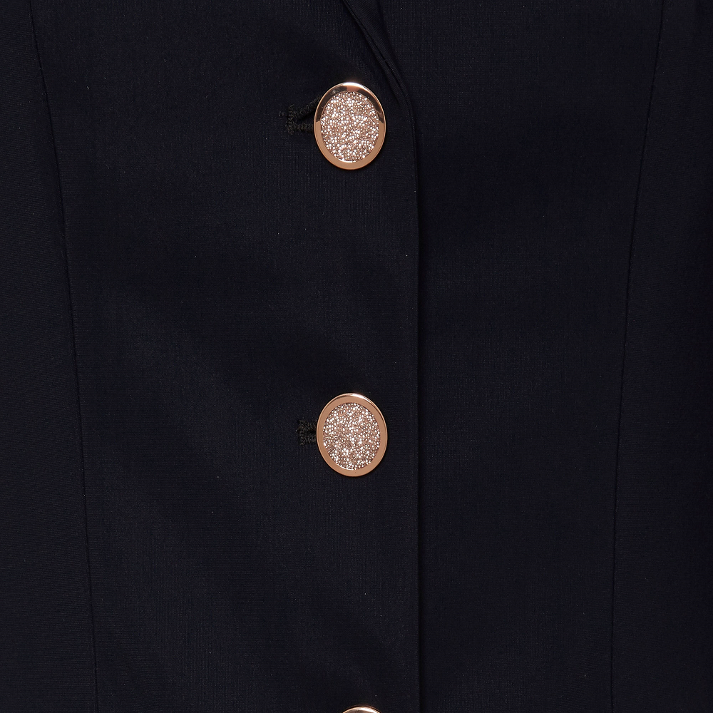 Samshield Victorine Crystal Fabric Black Rose Gold Jacket