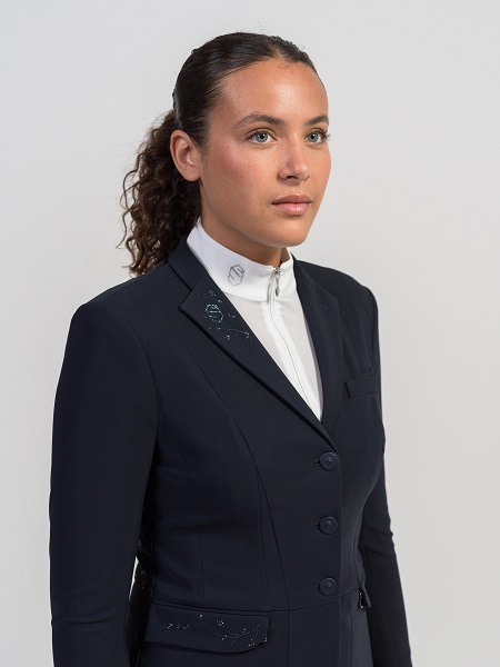 Samshield Victory Crystal Leaf Competition Jacket Navy TT