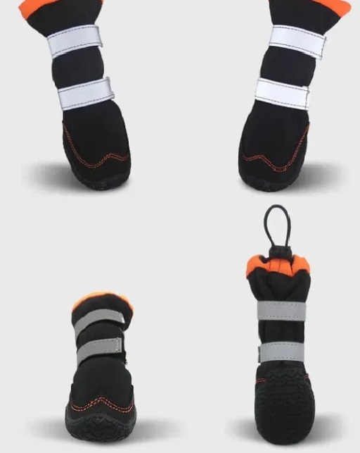 Tall Reflextive Dog Boots